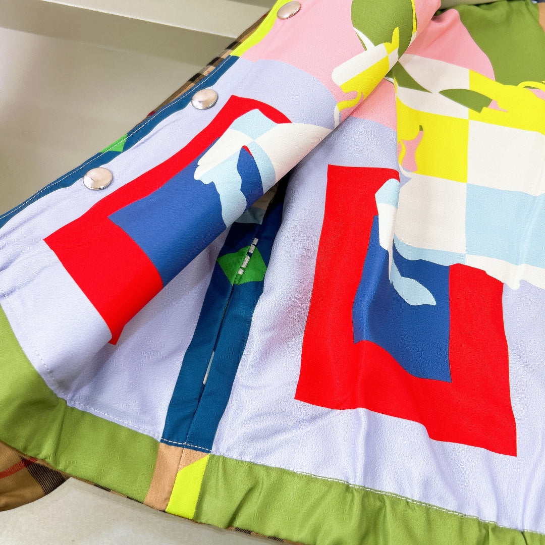 AA / 버버리 아동복 , 고화질 디지털 인쇄 양면 자켓