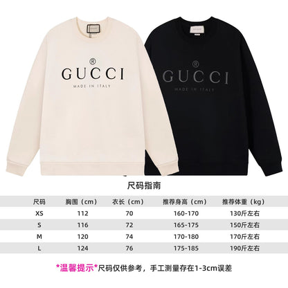 체인2호 / 구찌 GUCCI 구찌의 심플한 문자 프린트 맨투맨