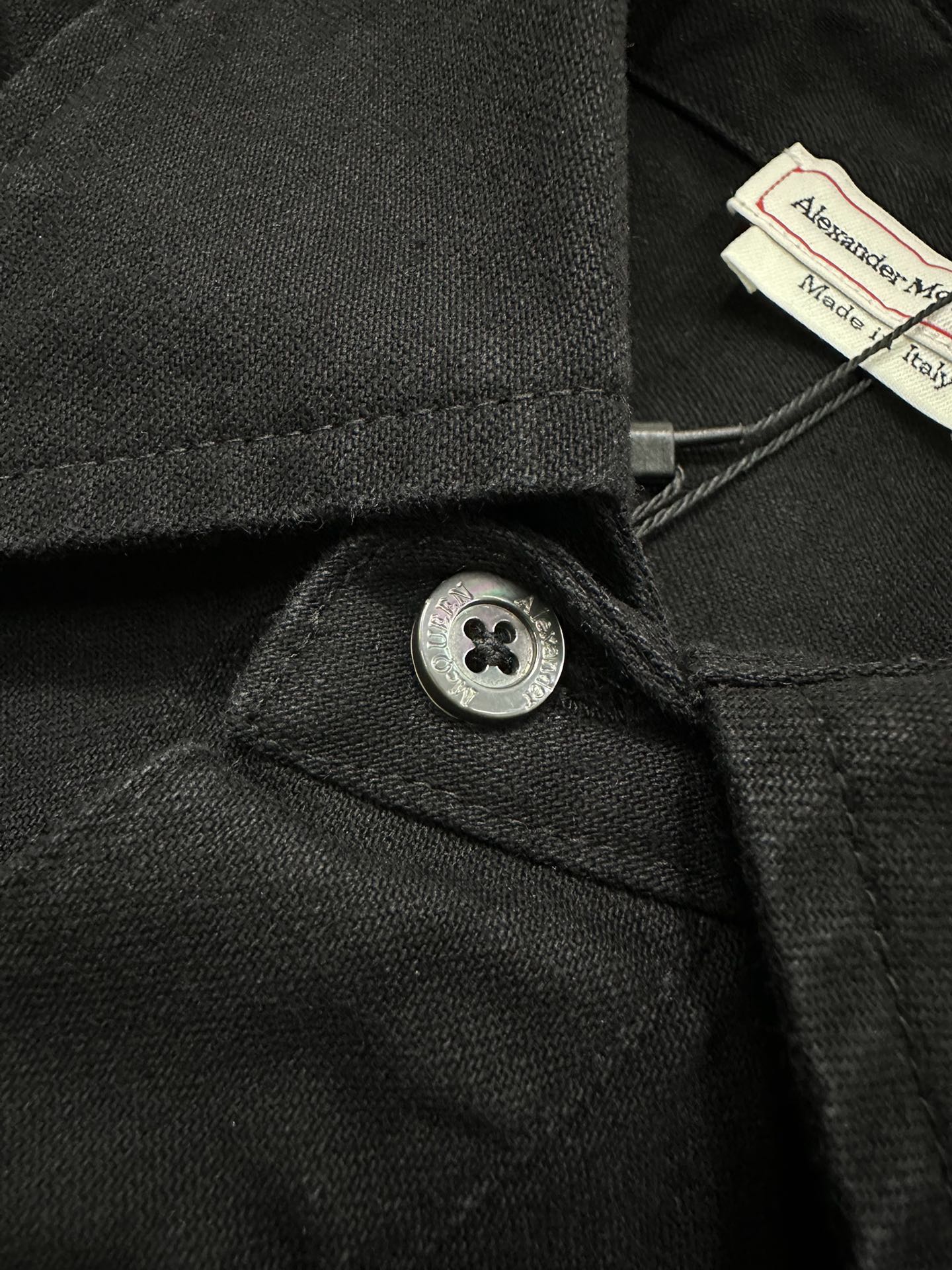 TJ / 알랙산더 맥퀸 블랙 셔츠 재킷
