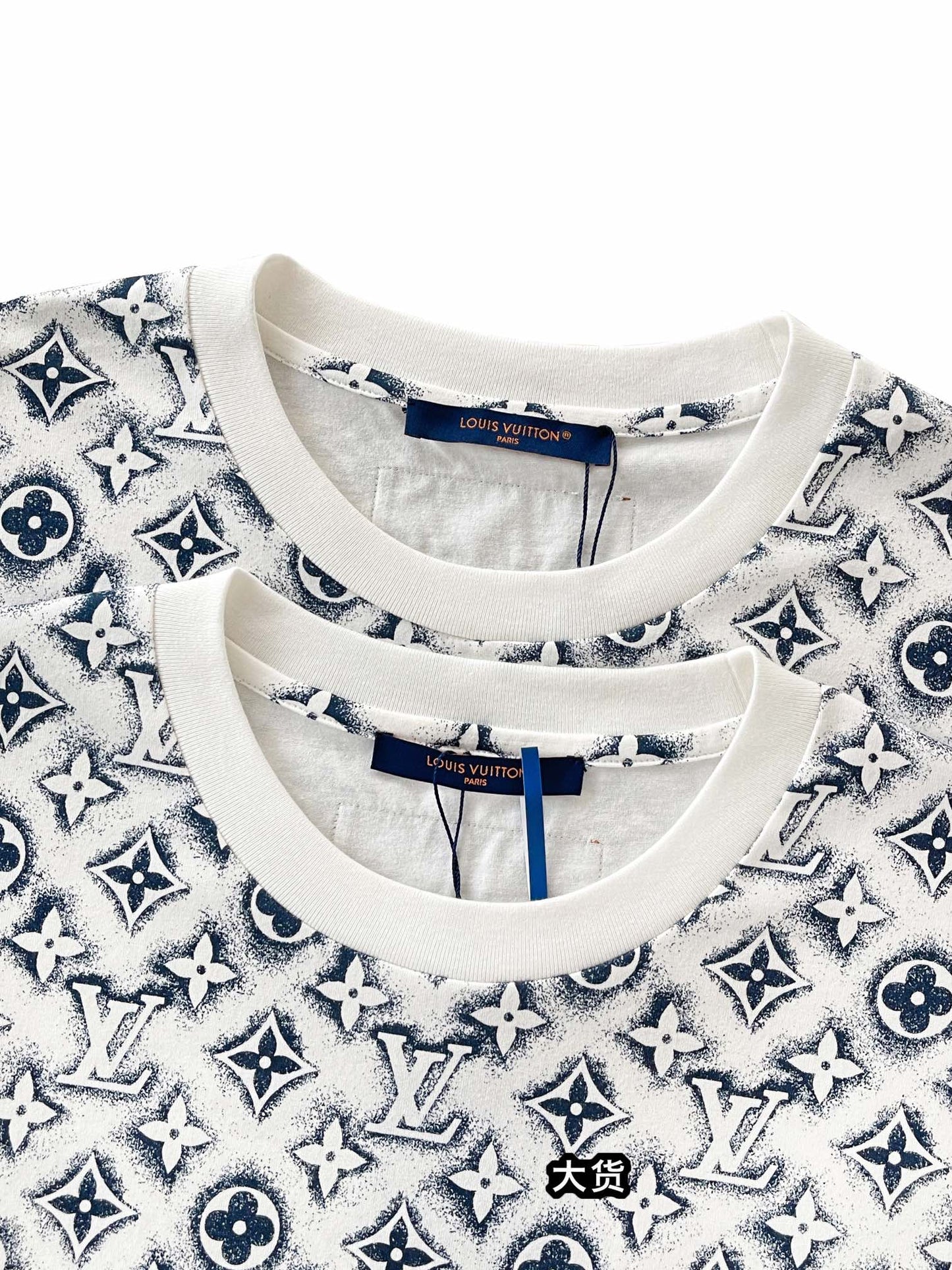 대리석 / 루이비통 반팔티 , L4 풀 프린트 티셔츠 S--XXL 판매 준비 완료