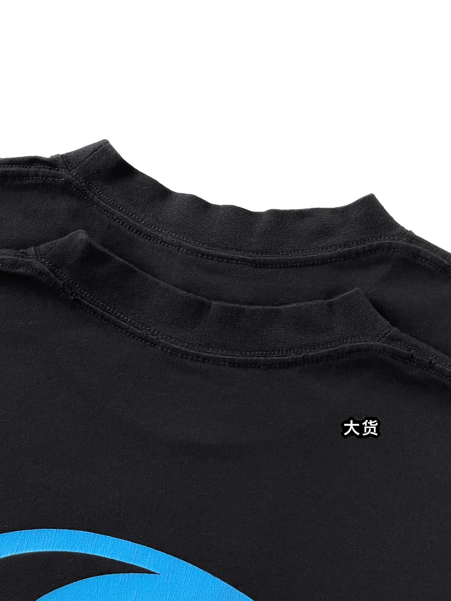 대리석 / 발렌시아가 반팔티 , BL 서프 프린트 티셔츠-블랙 XS-L