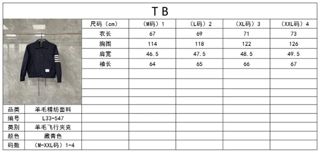 테일러백 / 톰브라운 포바 클래식 울차이나 자켓